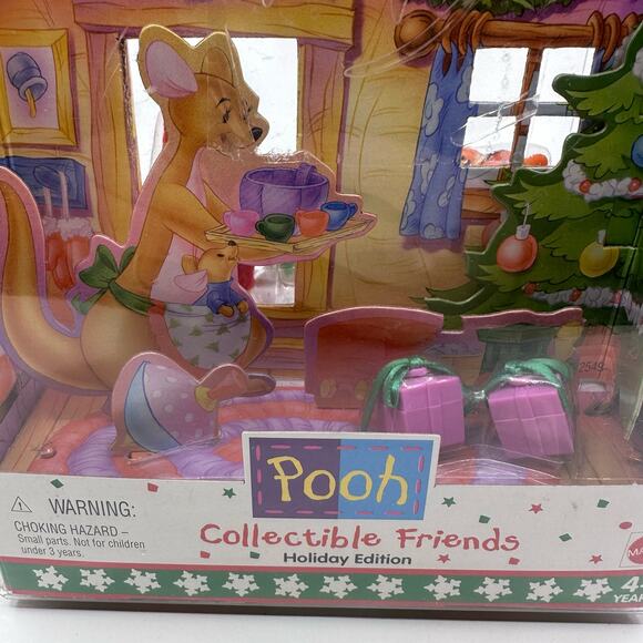 Mattel Winnie The Pooh Collectible Friendly Places VTG 1999 Holiday Edition Toys - Picture 6 of 6